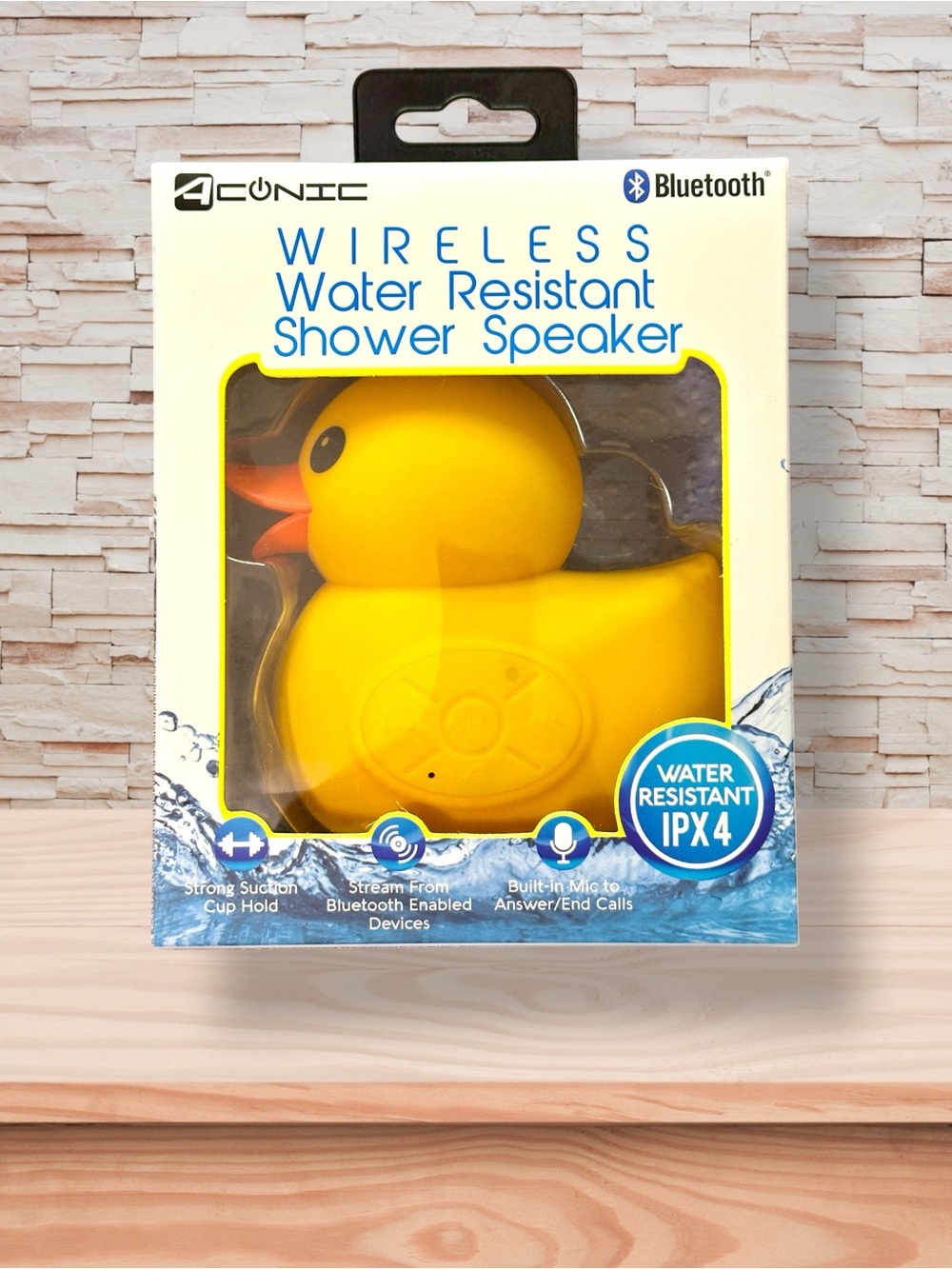 Cute Yellow Duck Bluetooth Shower Speaker -